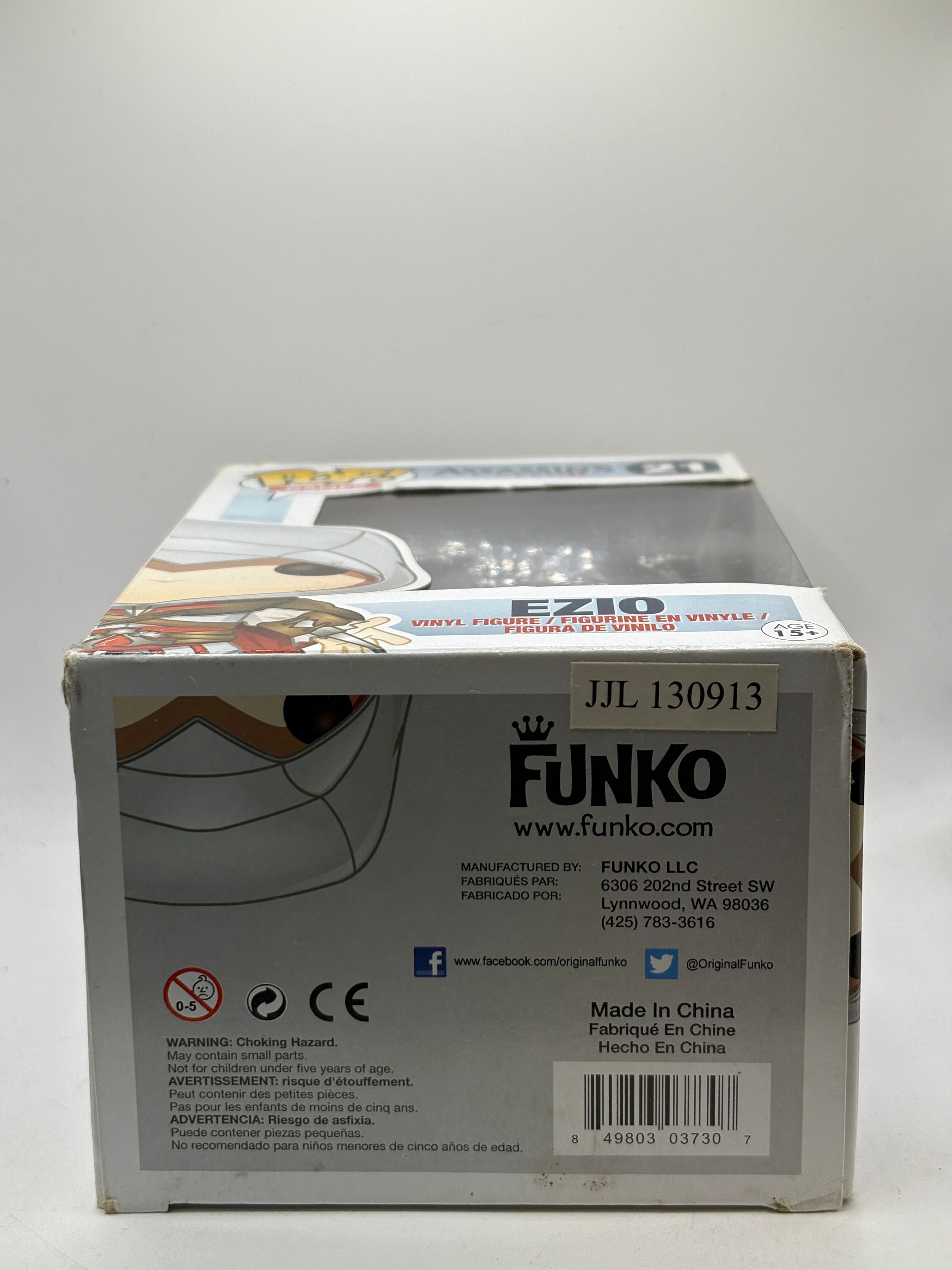 Funko POP! Games Assassin’s Creed II #21 Ezio Vinyl Figure 2013 Box DMG